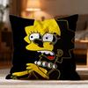 Hot T-Tthe Simpsons Cushion Cover Soft Washable Pillow Case Multi-Scene For Couch Bed Travel Office Use