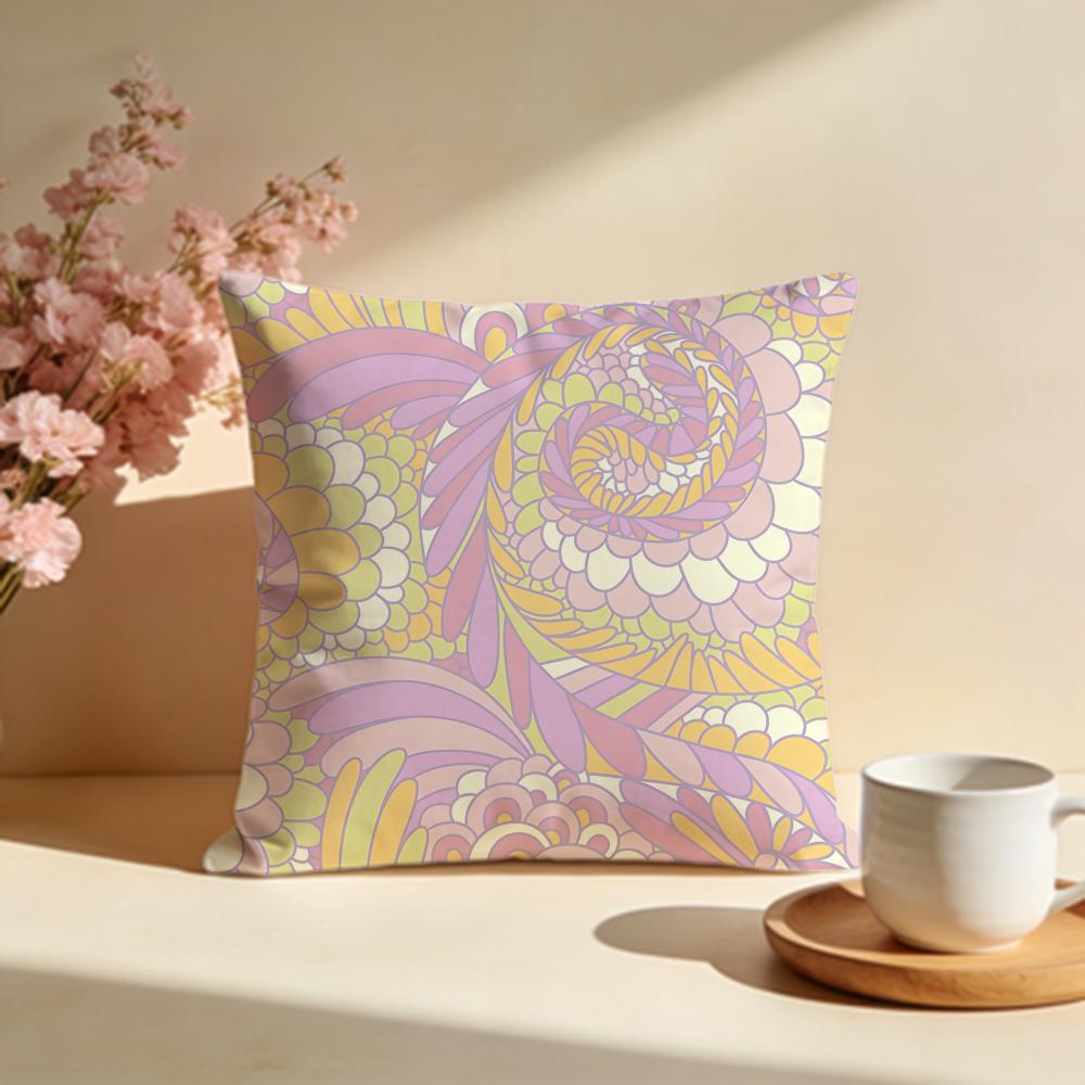 Gentle Retro Wild Floral Cushion Cover Soft Pillow Cases for Home Bedroom Living Room Sofa