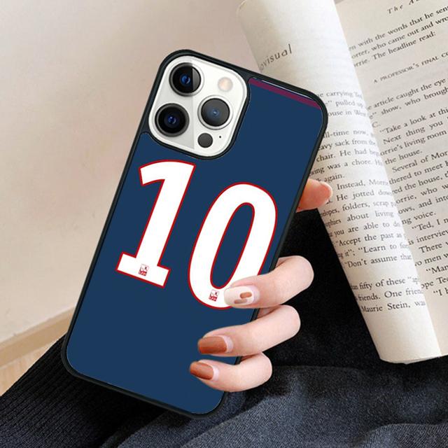 FootBall Number 10 Phone Case Cover For iPhone 17 Air 16 15 14 plus 11 12 13 pro max coque Shell Fundas