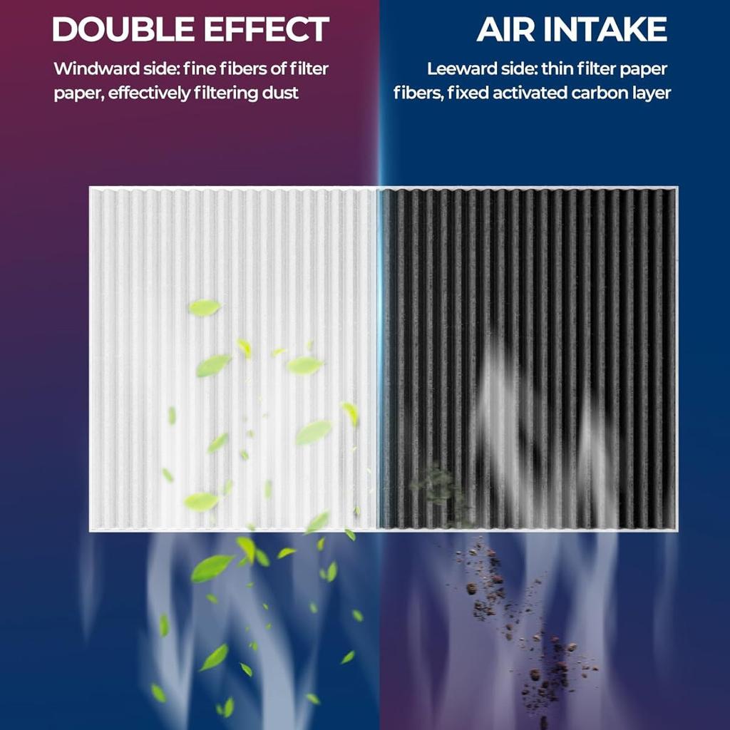 Cabin Air Filter Replacement for Car Easy Install Suitable for Infiniti B7277-1CA1A Nissan 27277-AR025 CF10743 042-2140 CCF1815