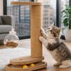 Rotating Platform Cat Turntable Column Wear-resistant Stand Scratching Board  Interactive Balls