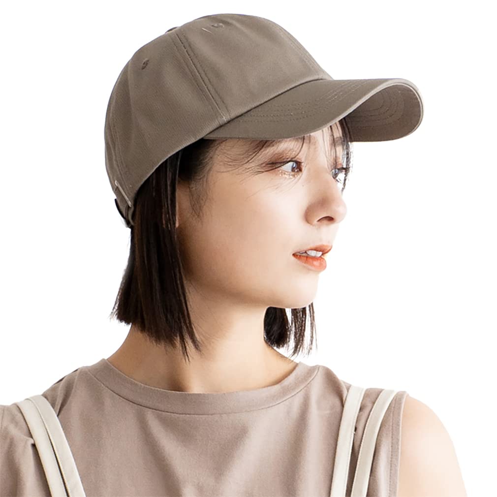 VITAFELICE Cotton Simple Cap M Gray Beige Women's Tgh-30067z