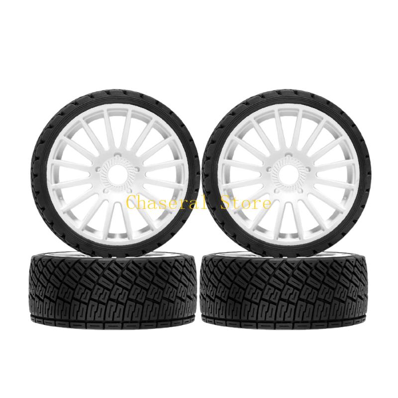 E7Ce 1/7 Wheel Tires Rubber Wheel Supplies For Car Toy Remote Control Crawlers Model Car Rubber Wheel Parts