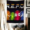 R.E.P.O Wall Hanging Printed Fabric Blanket Decorative Tapestries for Bedroom Living Room Home Decor