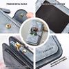 Gothic Skull Print Long Wallet Fashion PU Leather Card Holder Portable Daily Use Purse
