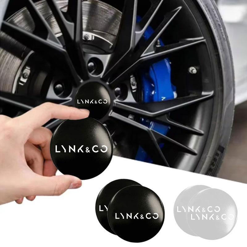 Car Wheel Center Cap with Logo Car Wheel Center Caps Stickers Badges For Lynk&Co 01 05 09 02 Lynk Co 03 EM-F 06 Phev Accessories