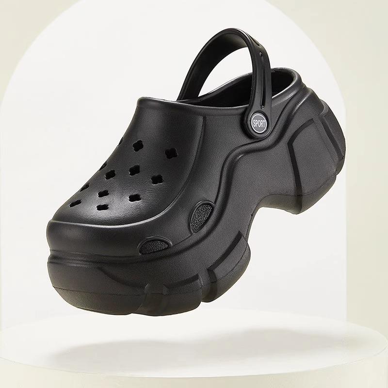 Adorable Kids' Non-Slip Puppy Clogs for Girls - 2025 Summer Beach Toe Slippers with Thick Soles