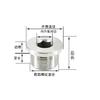 M8 M10 M12 M14 M16 M18 M20 M22 M27 M33 304 Stainless Steel Ed Nut Hex Socket Flange Plug Seal Pipe Oil Plug Black Washer
