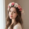 Bohemia Style Simulation Wreath Simulation Flower Wedding Headwear Bride Garland  Bride Headwear