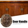 14cm/5.5inch Furniture Handle Brass Double Door Chinese Style Retro Round Handles Cupboard Dressing Table Wardrobe Wine Cabinet Drawer Antique Knobs
