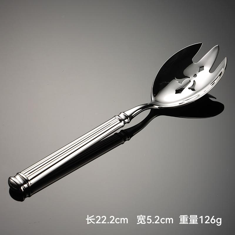 304 Forged Roman Column Hotel Stainless Steel Western Tableware Steak Knife Fork Spoon Cake Shovel Common Spoon Cream