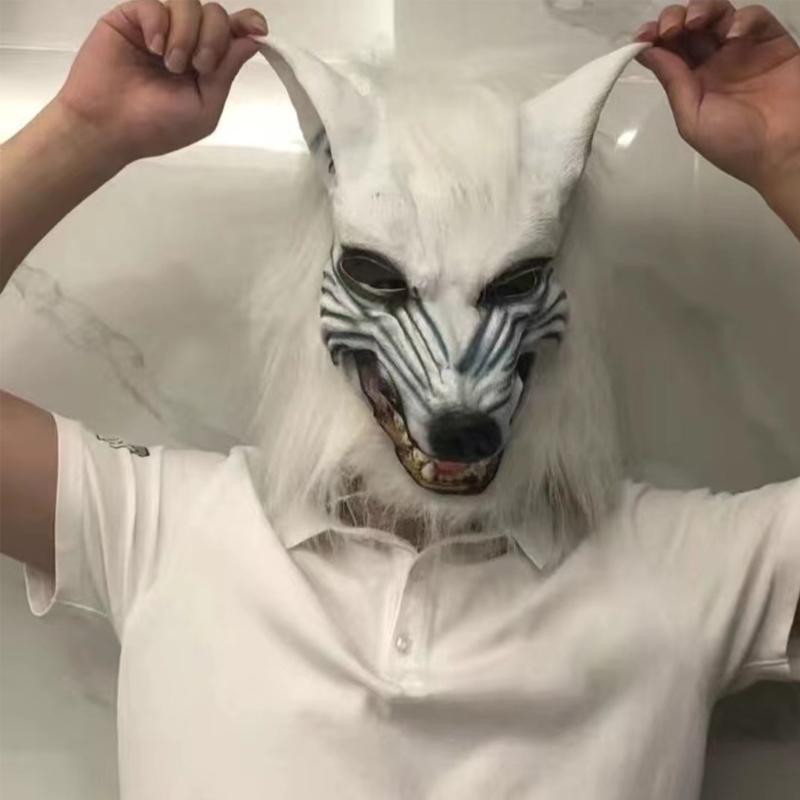 Holloween Horror Mask Party Cosplay Werewolf Costume Dress Up Mask Wolf Head Mask And Claws Animal Dress Up Props