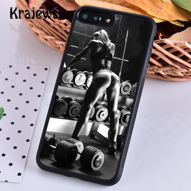 

Krajews Gym Fitness Bodybuilding Phone Case Cover For iPhone 17 Air 16 15 14 plus 11 12 13 pro max Plus coque Fundas iPhone 13