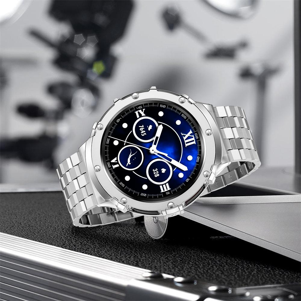 Classic Metal Case+Strap For Samsung Galaxy Watch 5 Pro 45mm Stainless Steel Band Correa Luxury Modification Kit For Samsung Watch 5Pro