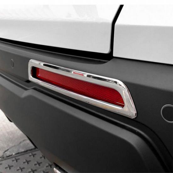 For Honda CRV CR-V  2024 ABS Chrome Rear Fog Light Lamp Cover Trim 2pcs