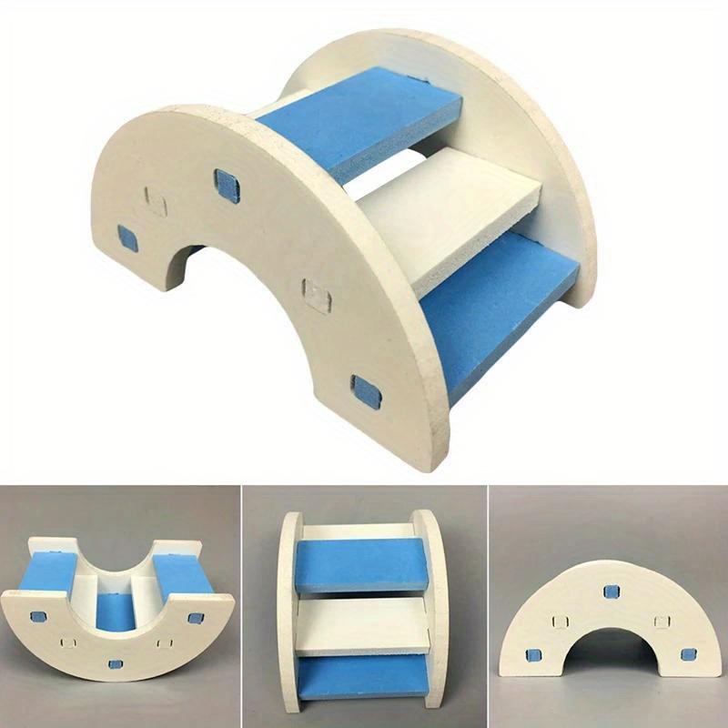 Rainbow Hamster Ladder Bridge Cute Plastic Hanging Toy for Small Pets, Rat and Mouse Cage Accessories, Ideal Pet Gift