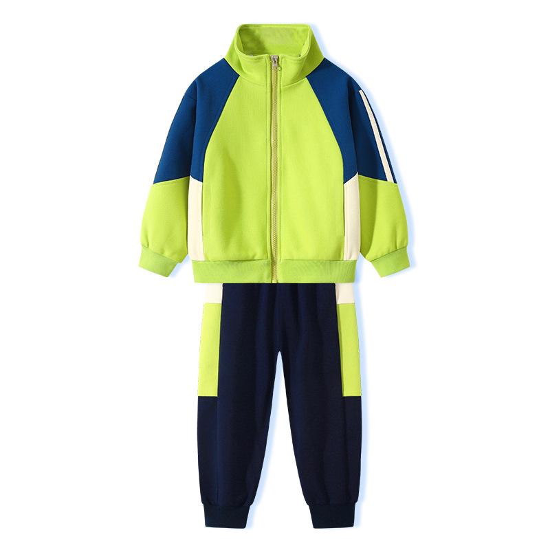 Zestaw mundurków szkolnych dla dzieci: Wiosna i Jesień, Trzyczęściowy Styl Akademiccki na Zawody Sportowe w Szkole Podstawowej i Przedszkolu