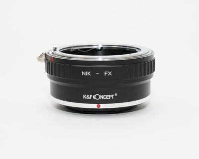 KONCEPT K&F nf-fx Adaptér pre objektívy Nikon AI na bajonet Fuji X FX s handričkou (KFFX)