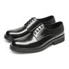 New round head hand-polished men's leather shoes cowhide business dress