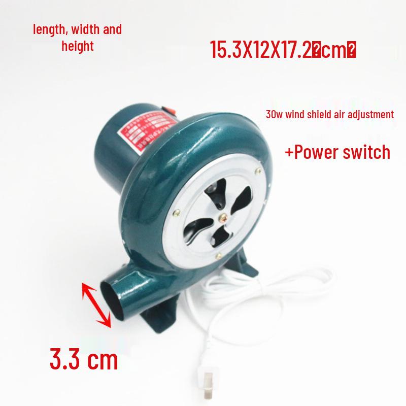 Jiulongshan 220В Маленький бытовой мангал с вентилятором