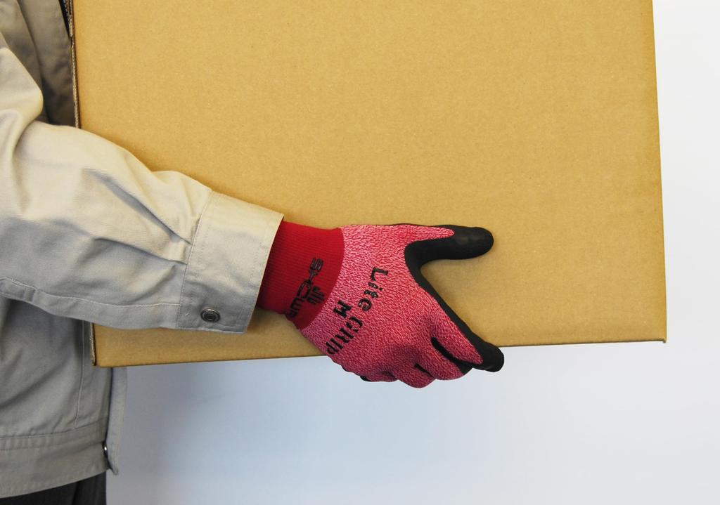 Light Work Showaglove 341 Light Grip 10 Pairs Gloves No. Red, Medium,