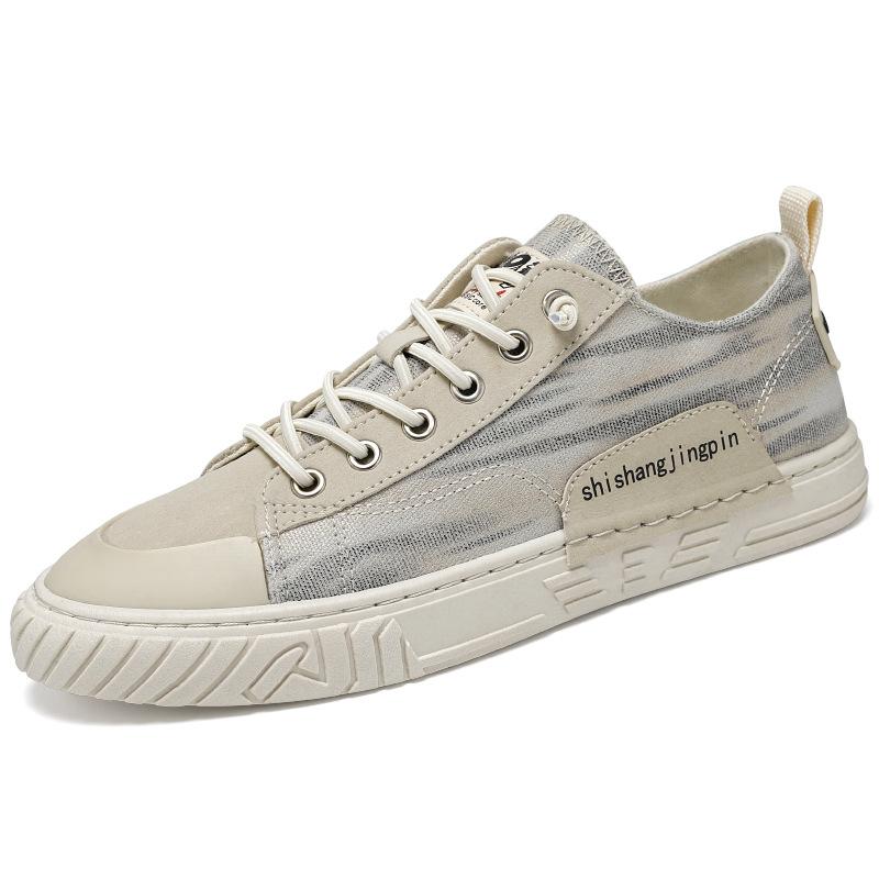 

Canvas men s shoes new spring and autumn cloth thin breathable casual board shoes men s low-top flat-bottomed feet trendy shoes men 39