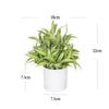 Simulated Bonsai Green Plants Succulent Plant Potted Artificial Flower Ornament Office Desktop Decoration Home Room Decoration