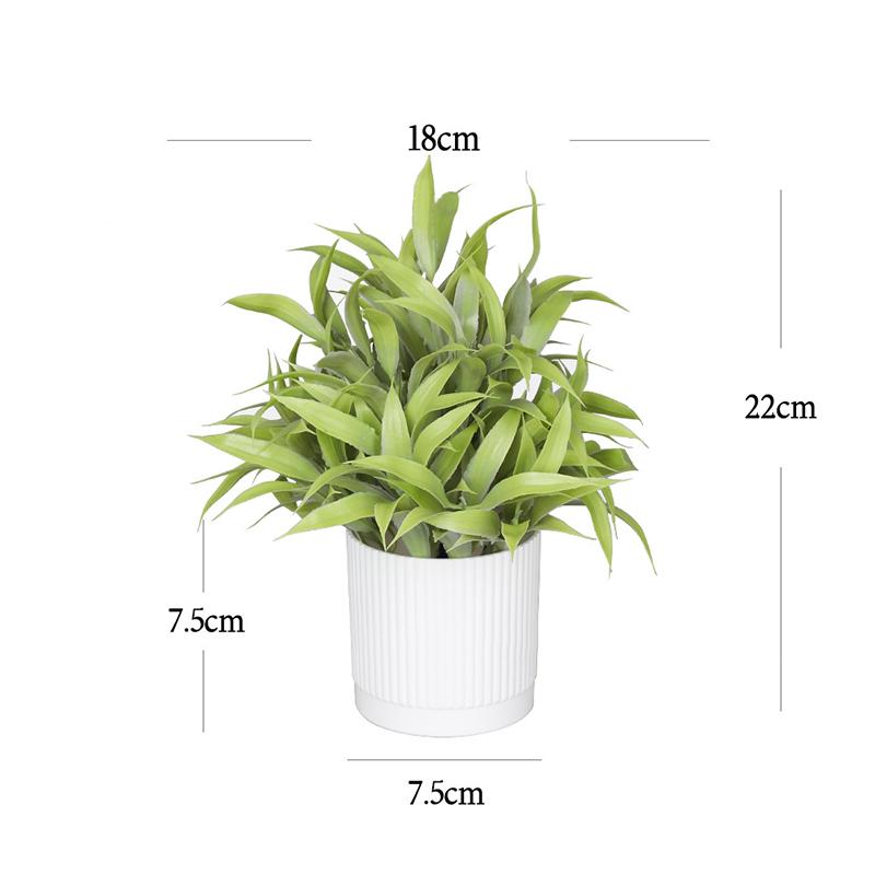 Simulated Bonsai Green Plants Succulent Plant Potted Artificial Flower Ornament Office Desktop Decoration Home Room Decoration
