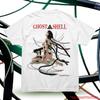 Ghost in The Shell T-shirts Men's Anime Oversized Graphic T-Shirt Japanese Old School Anime T-shirt Y2k Men's Clothes Male Top