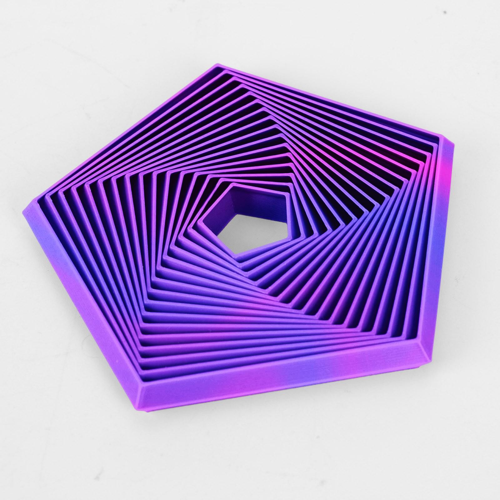 

Пятиугольные игрушки, напечатанные на 3D-принтере, для детей и взрослых, игрушки для снятия стресса и релаксации One Size