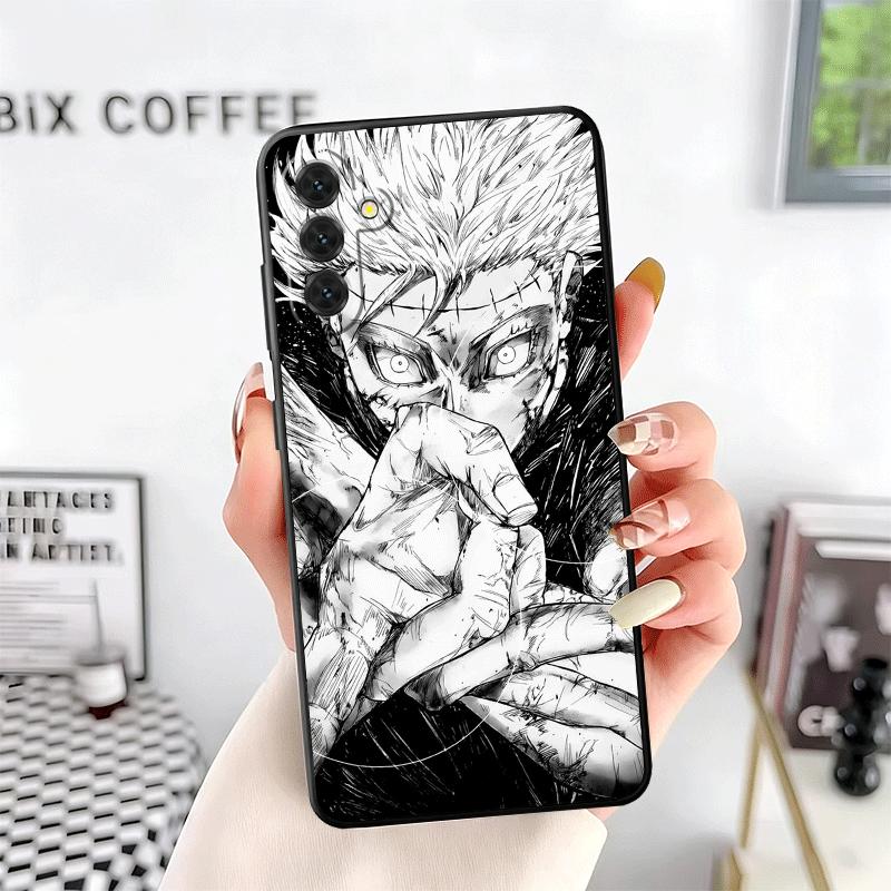 Anime Gojo Satoru JUJUSU Soft Phone Case for Samsung A17 A37 A57 A16 A26 A36 A56 A15 A25 A35 A55 A14 A24 A34 A54 A13 A23 A33 A53