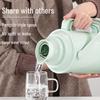 SHIMIZU Traditional Cork Lid Glass Lined Vacuum Flask