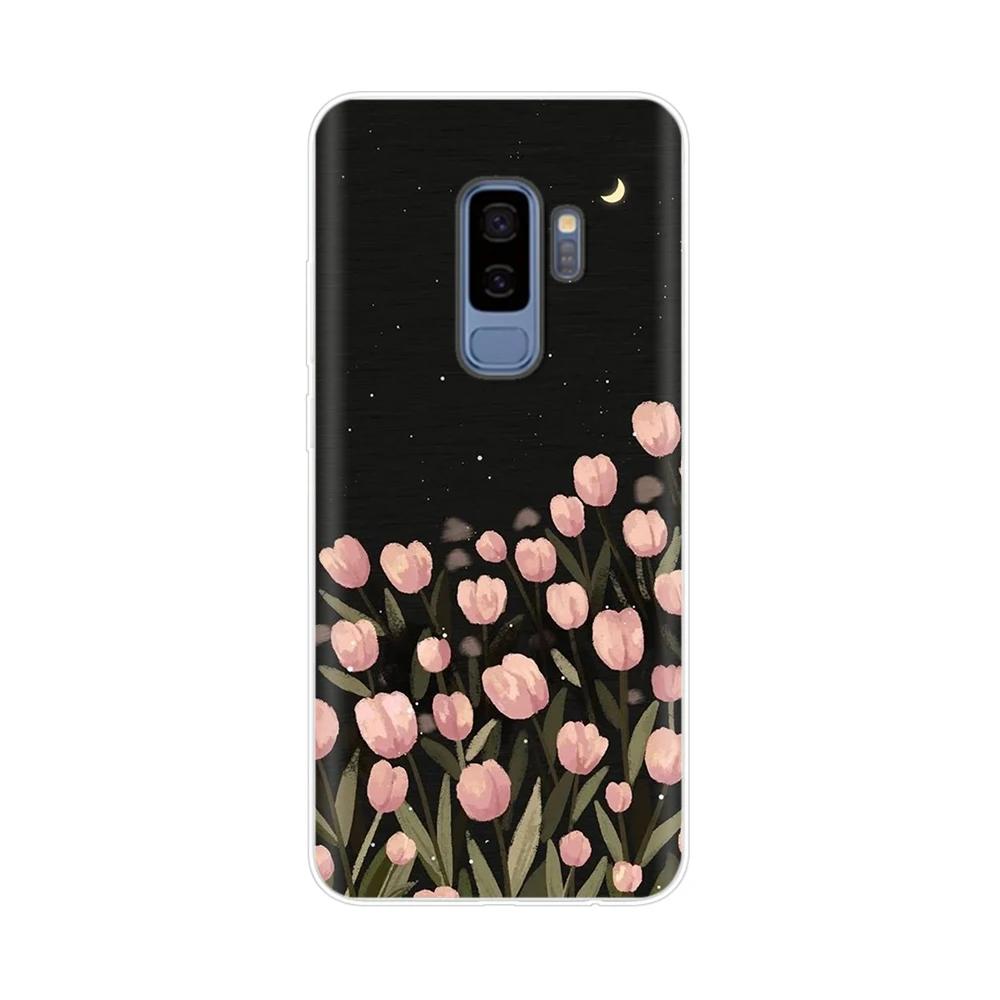 Stoßfeste Hülle Für Samsung Galaxy S9 Plus Hülle Handyhülle Tiere Bemalt Weiches TPU Hülle Für Samsung Galaxy S9 S9+ S 9 Fundas
