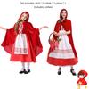 Hood Riding Roleplaying Costume Fairy Tale Princess Cosplay Party Halloween