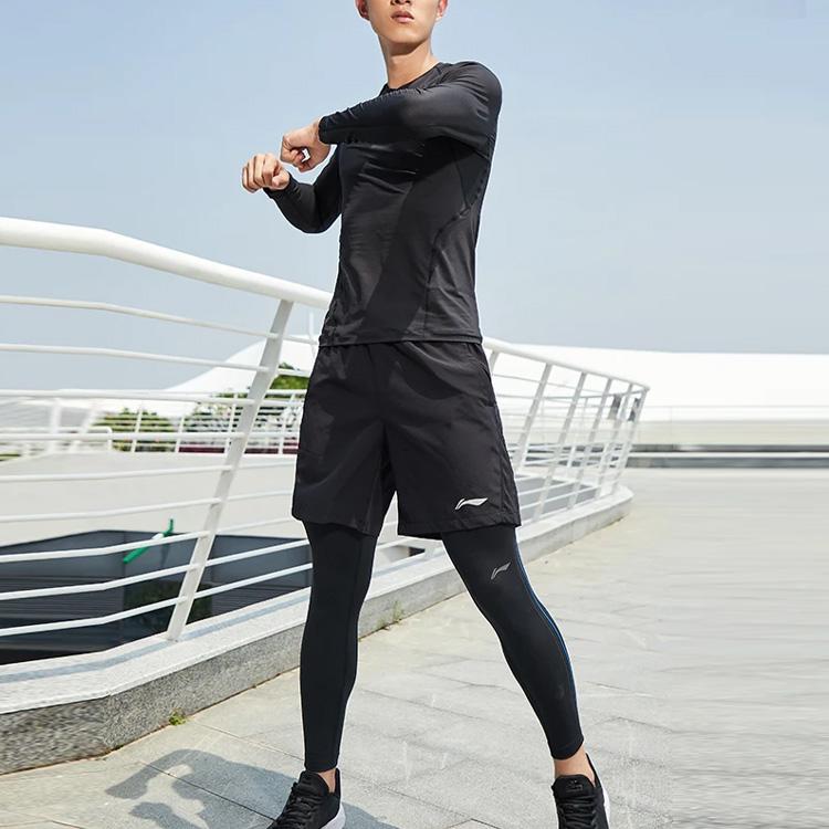 Li Ning Training Series Workout Clothing Men's Black AUDQ067-1