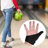 Bowling Tommelbeskytter Voksen Høyre Venstre Hånd Tommelgrep Stabilisator Justerbar Bowling Tommelsokk Elastisk Bowlinghanske for Bowlingkule
