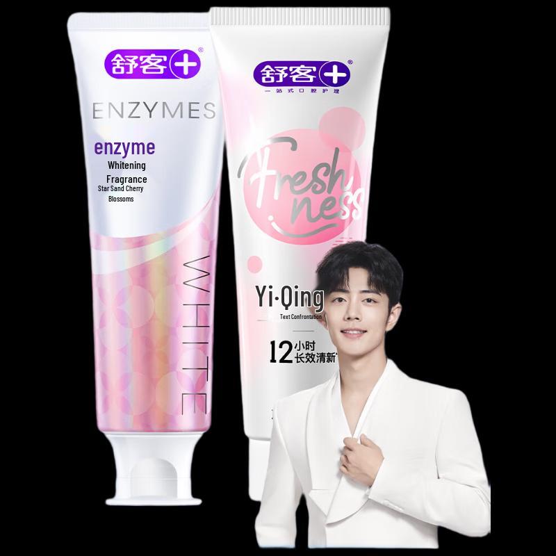 

Shuke Enzyme Toothpaste Probiotic & Cherry Blossom Whitening Set