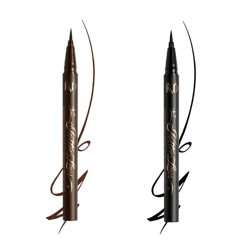 

KVD Kat Von D Tattoo Eyeliner Black + Brown 2-Piece Set Tattooist Shelby Long-lasting Waterproof Liner