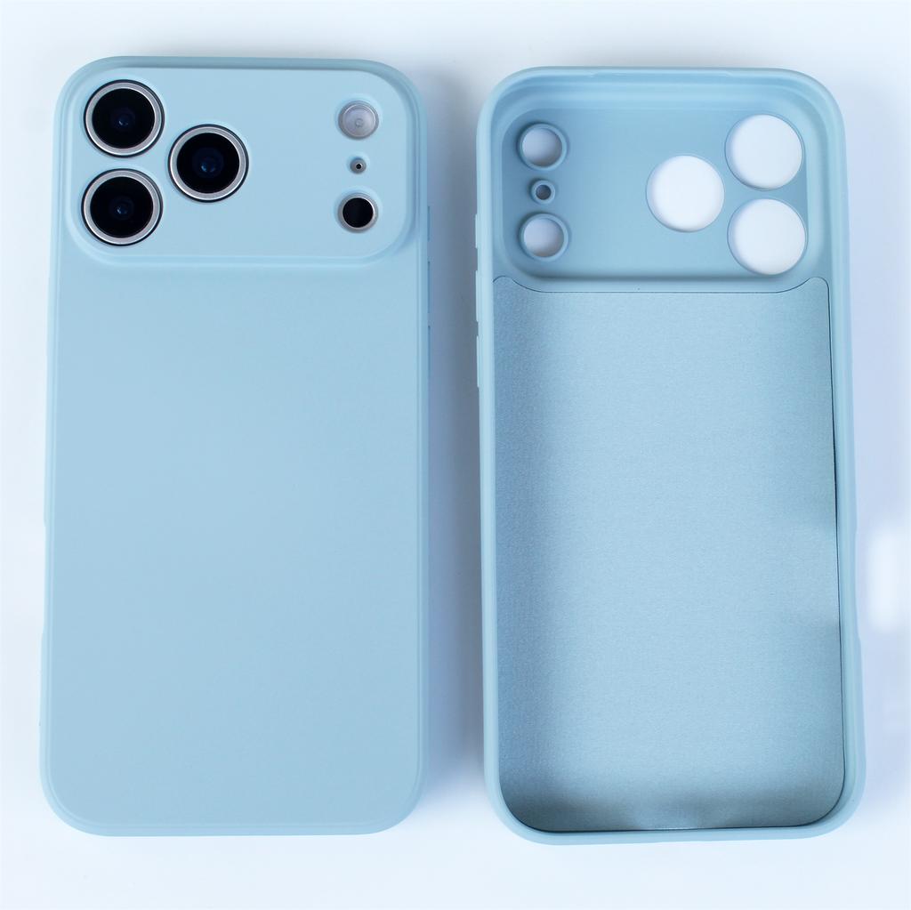 For iPhone 17 Pro Max 17 Pro 17 Air silicone Back cover lens Protection Cover Shockproof Soft Simple Solid Color Phone Case