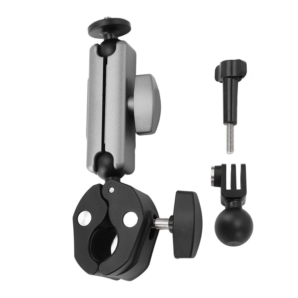 Camera Motorcycle Mount Strong Bearing Capacity Solid Structure 360 Deg Rotation Action Camera