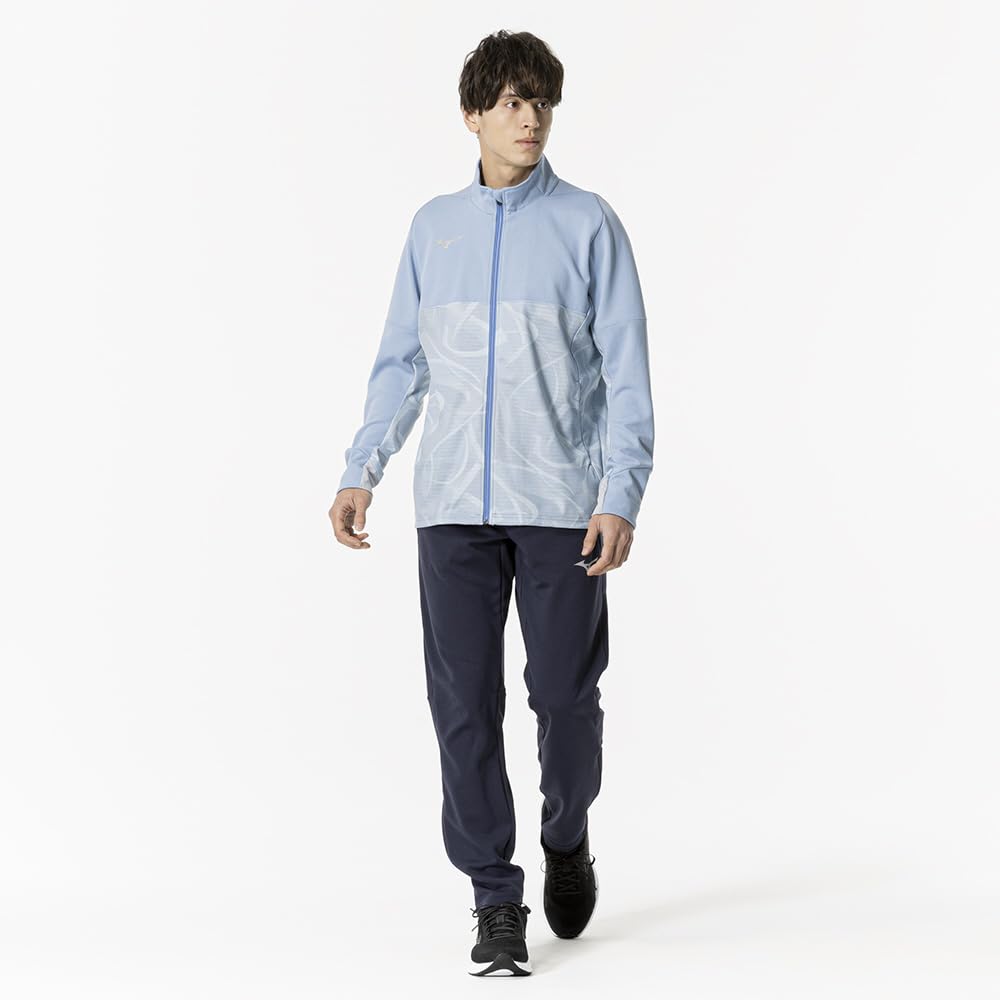 Training Wear Jacket Jersey Player Interlocking MUGEN GRAPHIC 32MCB501 Glaceon Blue [Mizuno] Warm-up