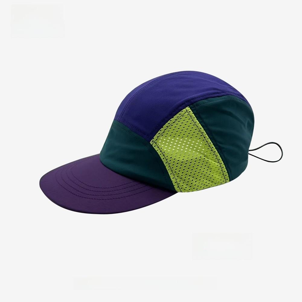

Running Cap With Quick Dry Waterproof Nylon For Summer Sports And Outdoor Activities Purple Green