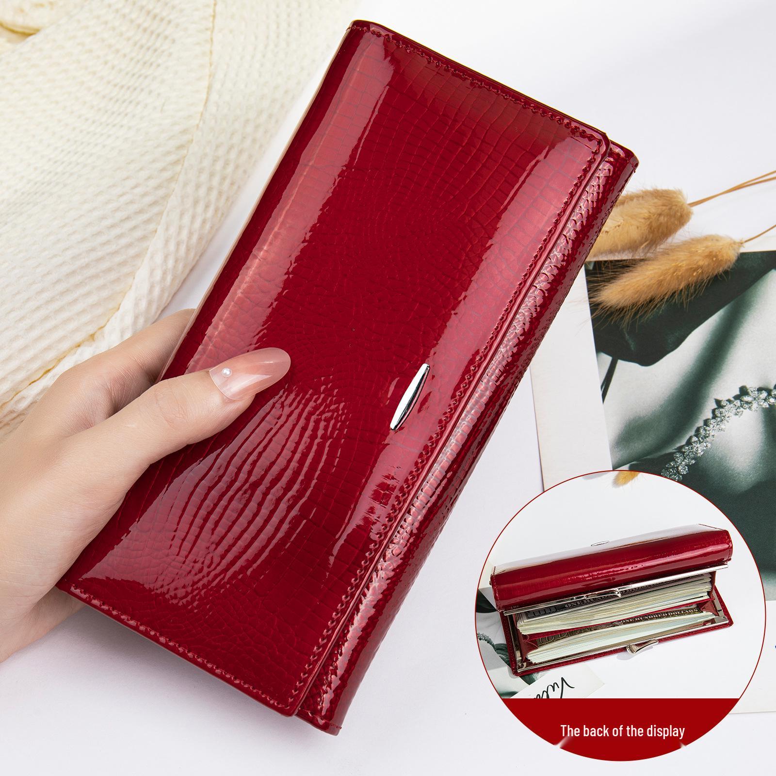 

WESTAL Women s Soft Leather Long Wallet - Large Capacity Clutch for Phone & Money, 2023 Elegant Style