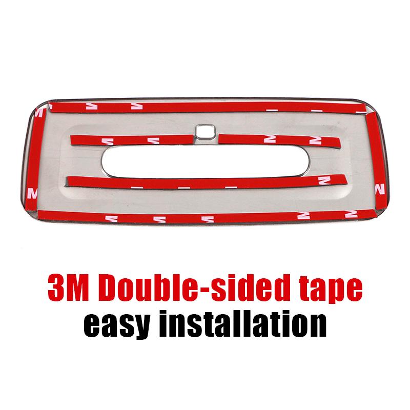 Stainless Steel Car Interior Front Reading Light Lamp Panel Cover Trim For Toyota Camry 70 XV70 2018- 2022 2023