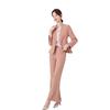 Aishangchen Women's Pink Suit Set: High-End, Professional, Temperament Goddess Style for Broadcasting and Hosting.