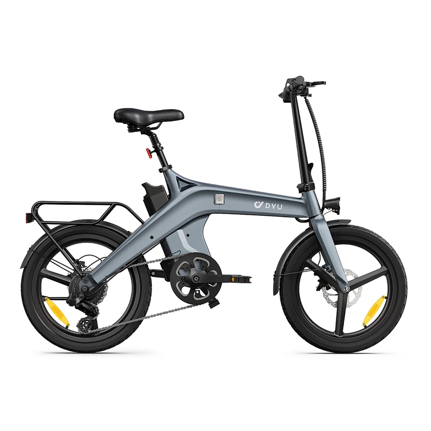 DYU T1 faltbares Elektrofahrrad - Intelligenter Drehmomentsensor, Leichter Magnesiumrahmen, 250W Motor, 10Ah 36V