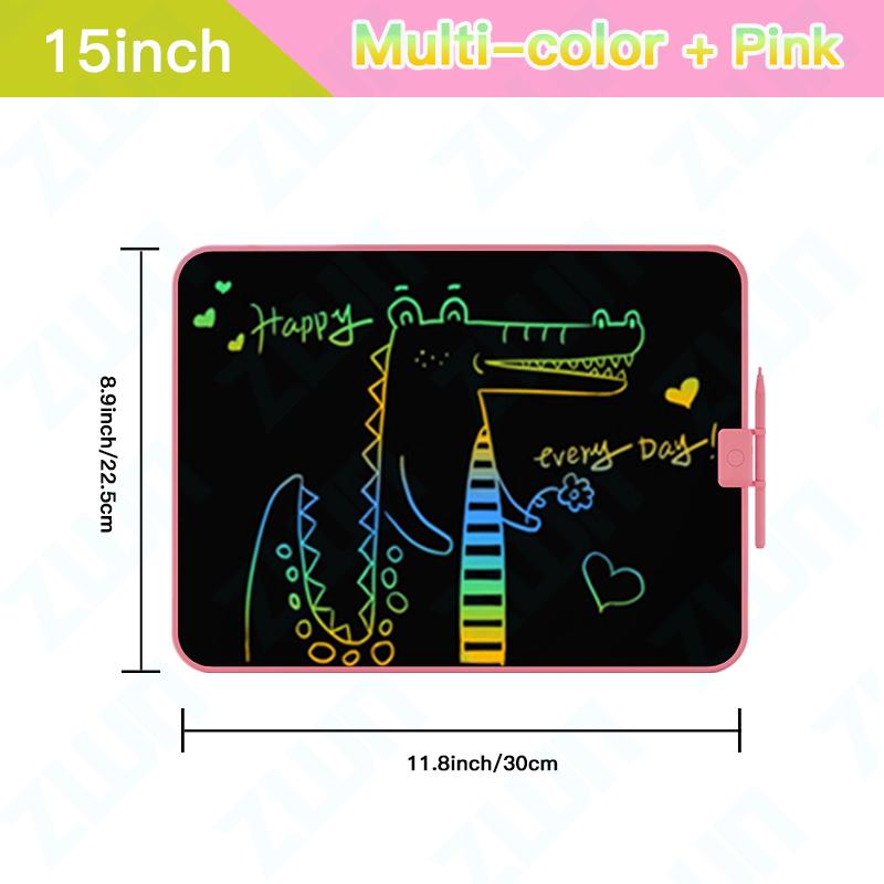 12/15/20Inch  Drawing Board Writing Tablet Digit Magic Blackboard Art Tools Painting Learning & Education Toys for Kids Gifts