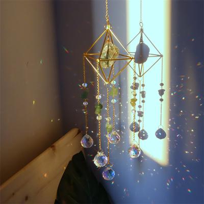 Hanging Sun Catcher Creative Rainbow Maker Ornament Versatile Sun Catcher Wind Chime for Wedding Decoration