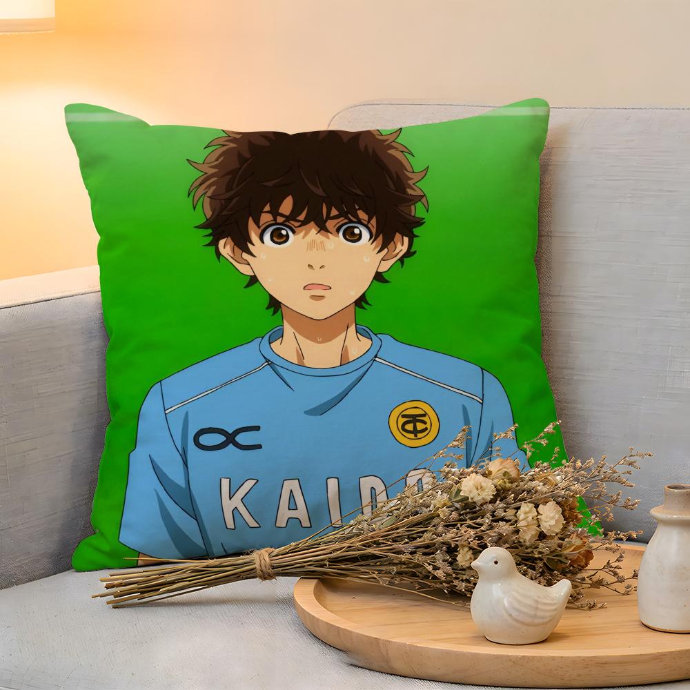 Cushion Cover Linen SkinFriendly Soft Decorative Case For Sofa Home Decor Anime AAoashi Pillow Cover