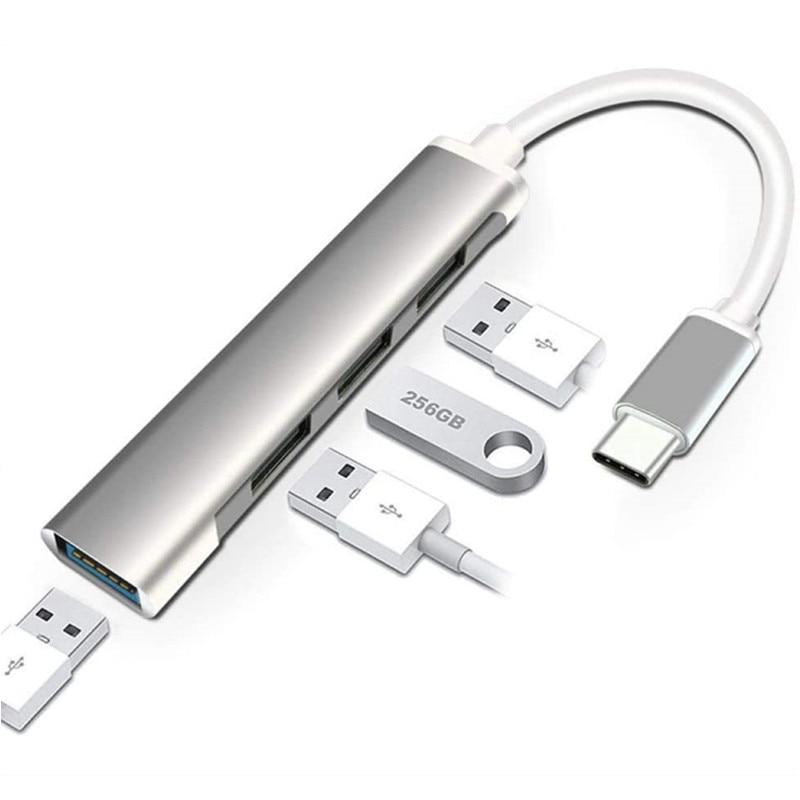 USB C HUB 3.0 Tip C 4 porturi Multi Splitter Adaptor OTG pentru Lenovo Xiaomi Macbook Pro 13 15 Air Pro PC Accesorii pentru computer